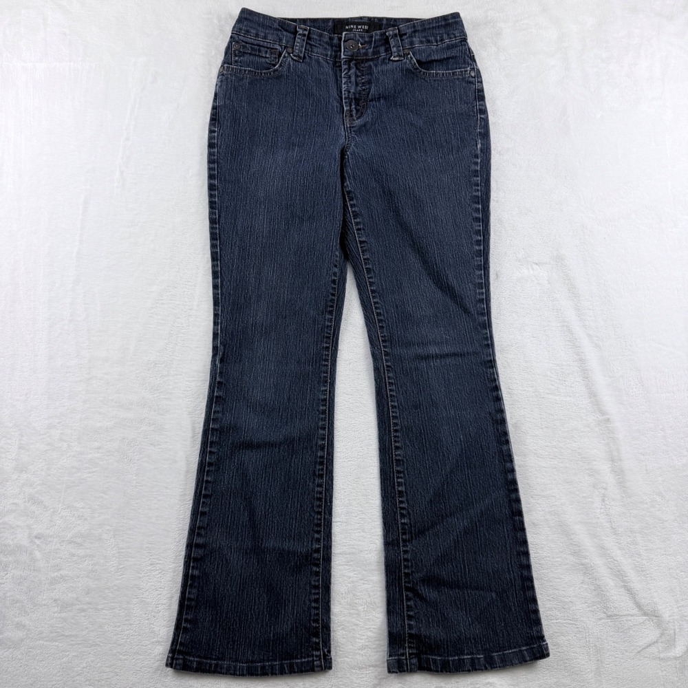 Nine West Jeans West End Bootcut Dark Wash Denim 4/26 average